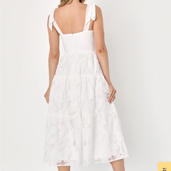 Lulu’s Proof of Perfection White Dress (Bridal Shower) - Picture 2 of 6